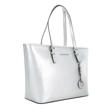 michael kors shopper silber|Michael Kors designer silver handbags.